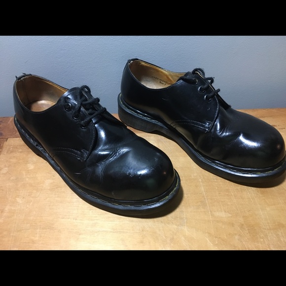 Dr. Marten’s steel toe, 3 hole shoes - Picture 3 of 7